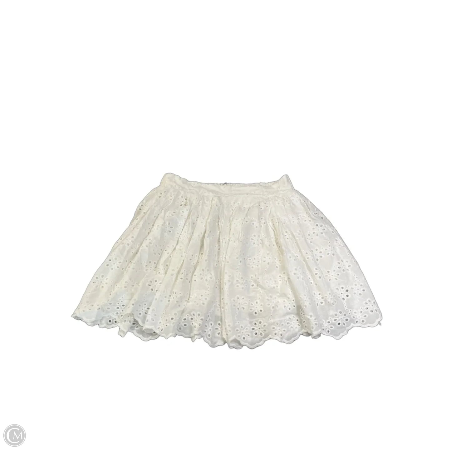 Skirt Mini & Short By Mable In White, Size: M