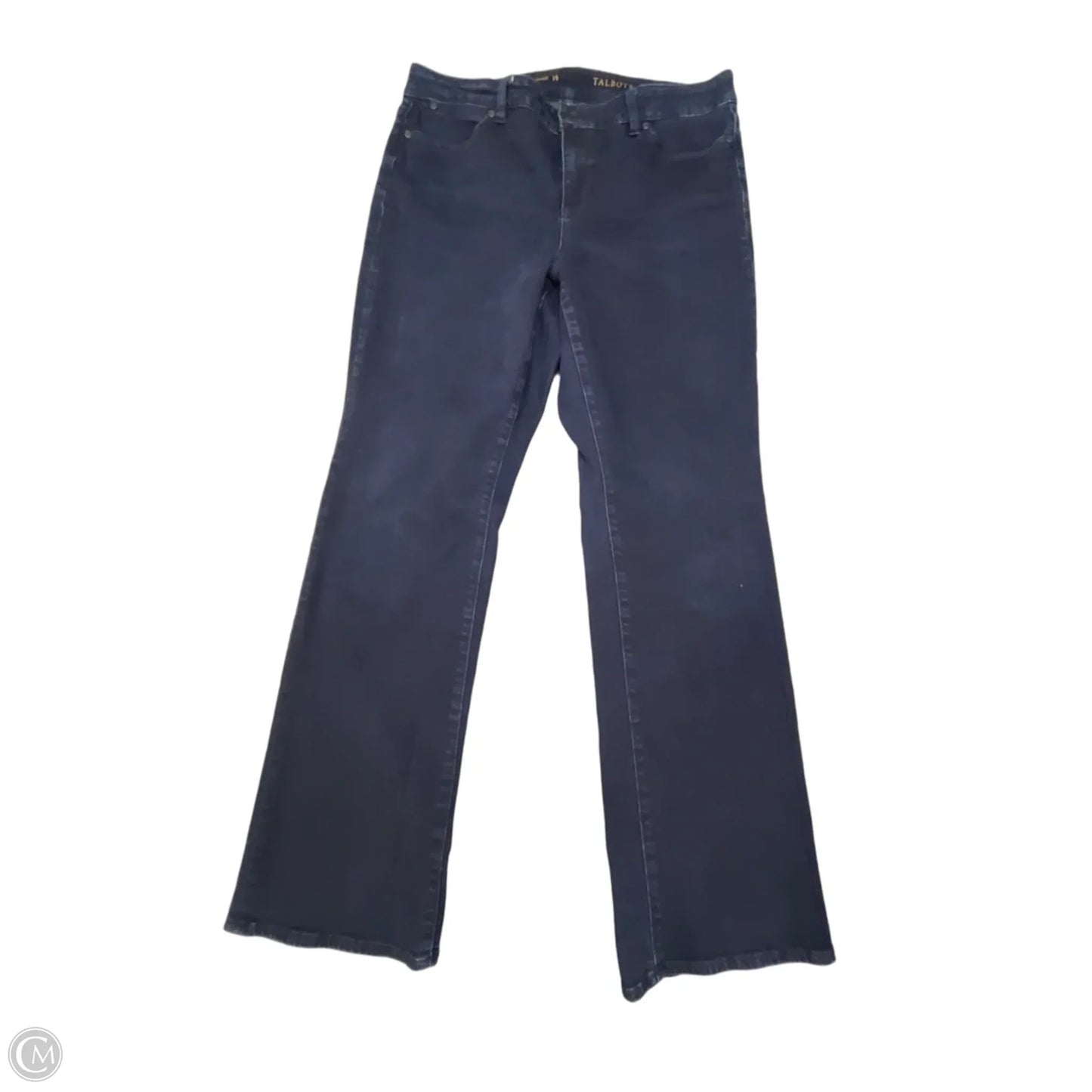 Jeans Boot Cut By Talbots In Blue Denim, Size: 14