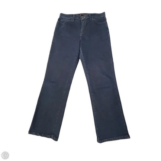 Jeans Straight By Lee In Blue Denim, Size: 14