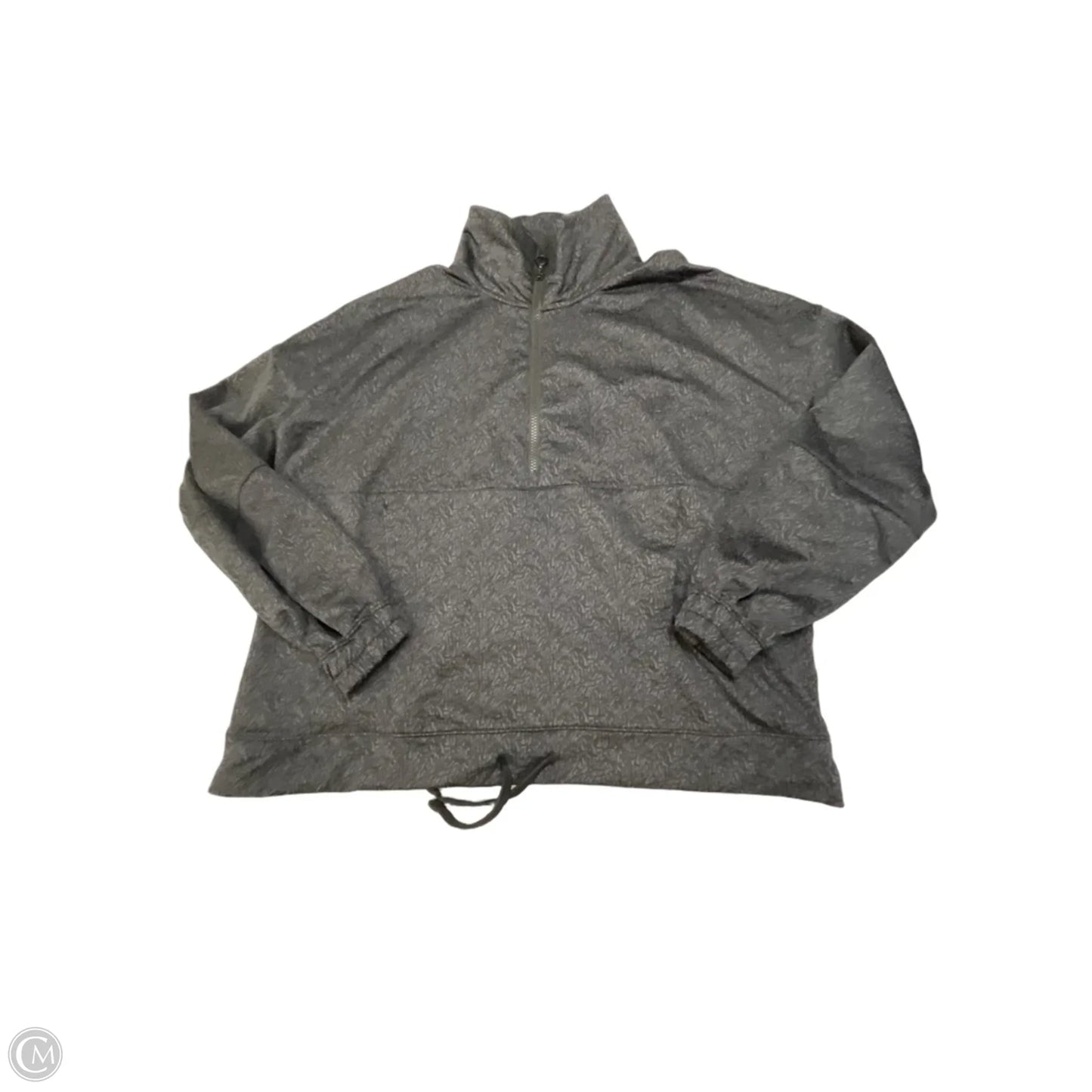 Sweatshirt Collar By Mondetta In Black & Grey, Size: Xl