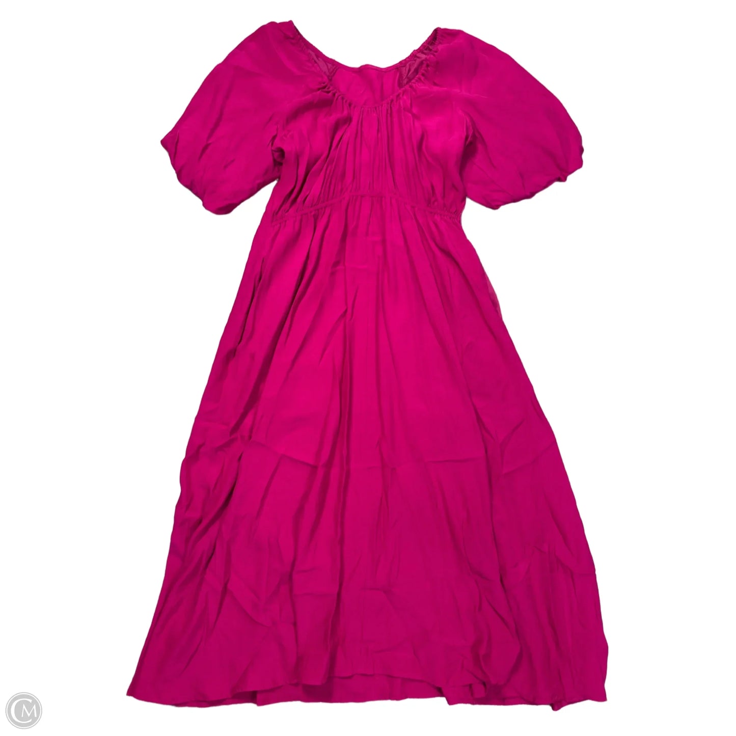 Dress Casual Midi By A New Day In Pink, Size: L