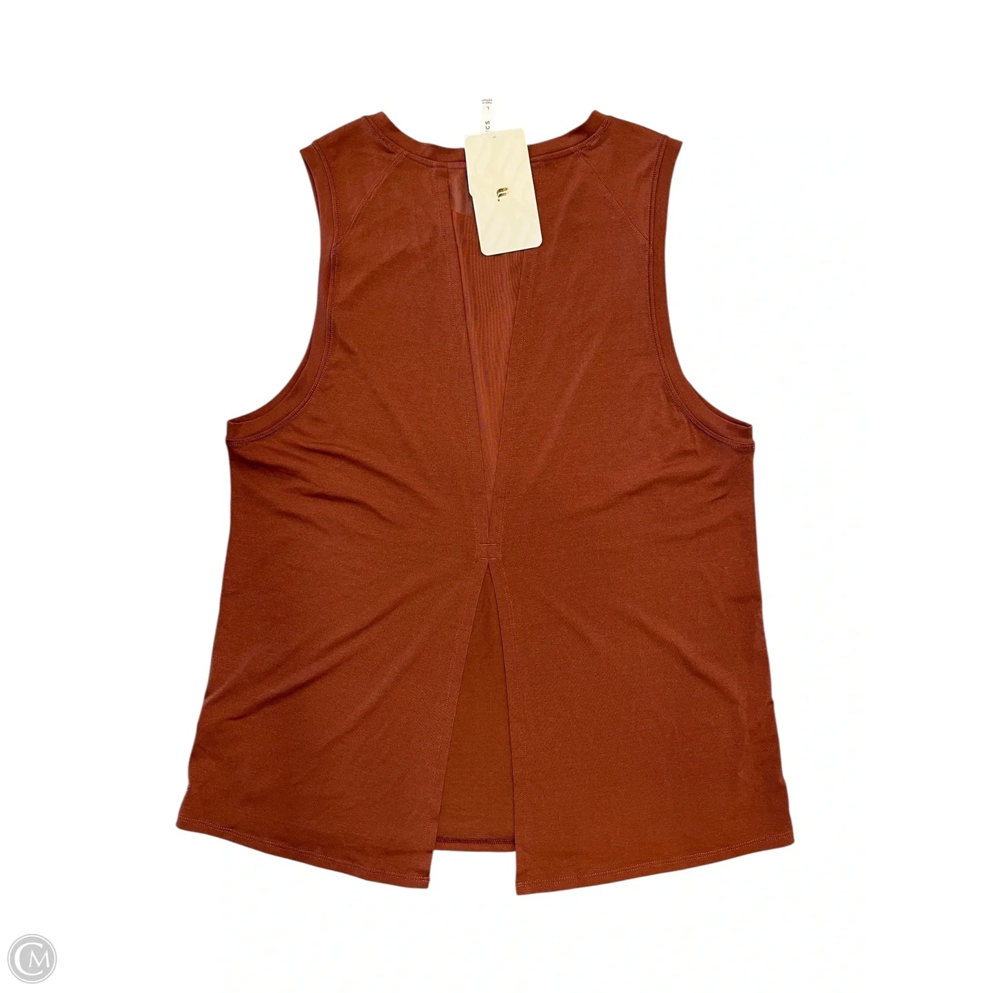 Athletic Tank Top By Fabletics In Brown, Size: L