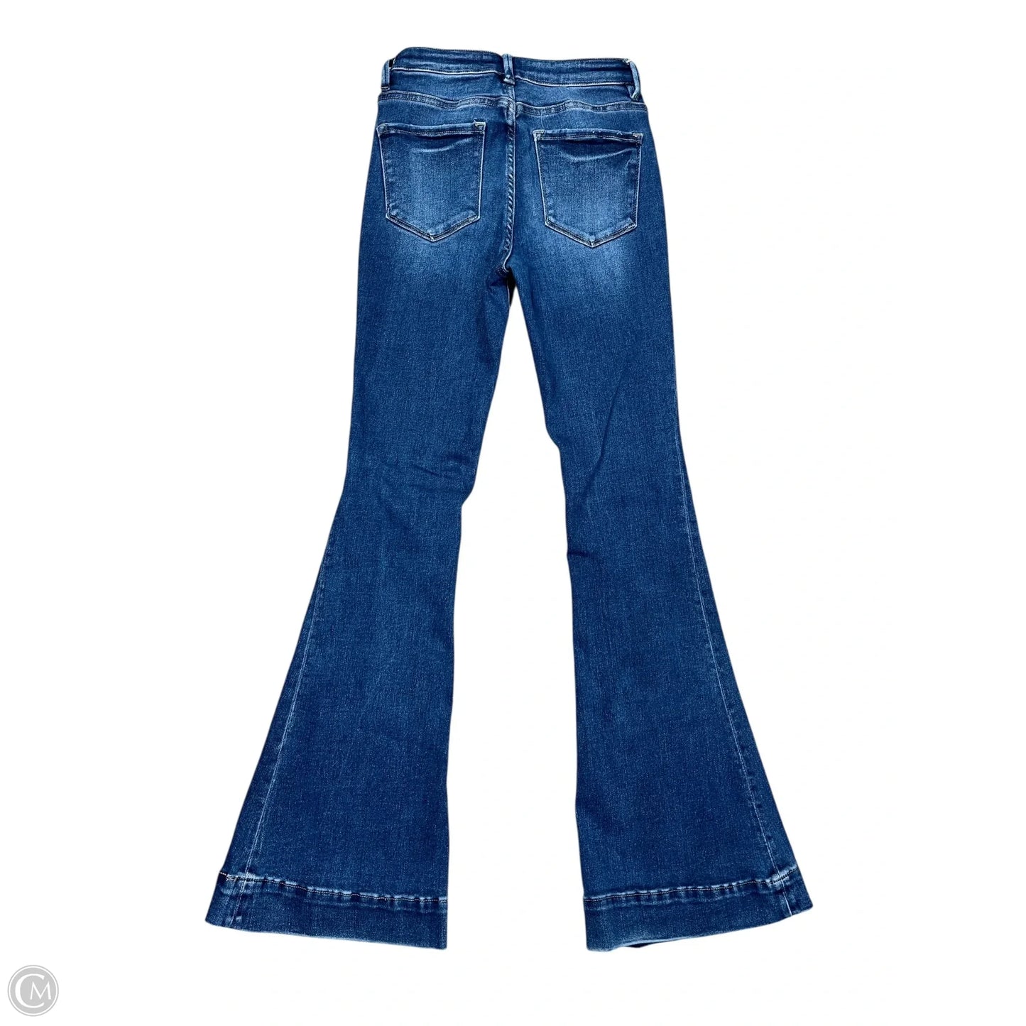 Jeans Flared By Vervet In Blue Denim, Size: 2