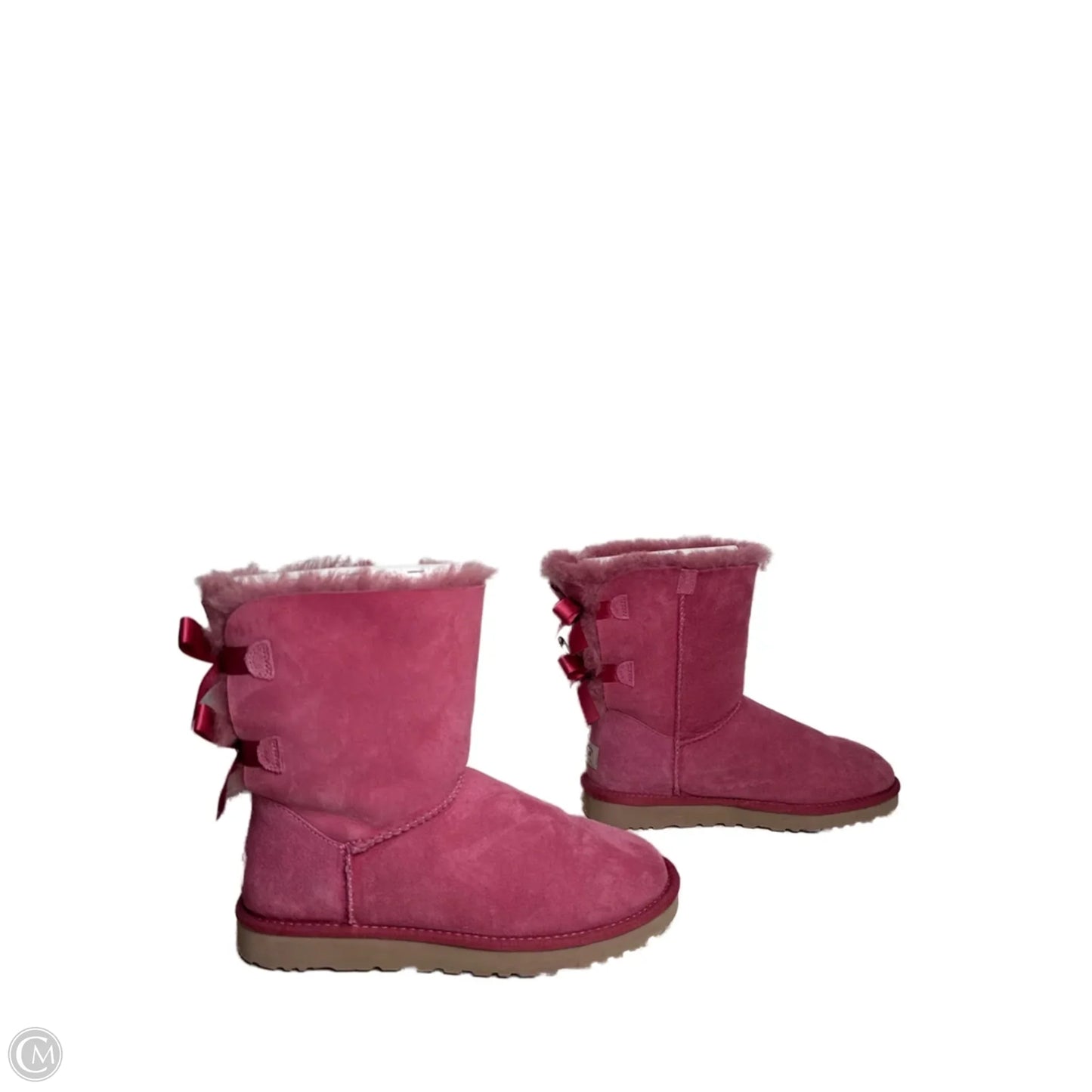 Boots Designer By Ugg In Pink, Size: 8