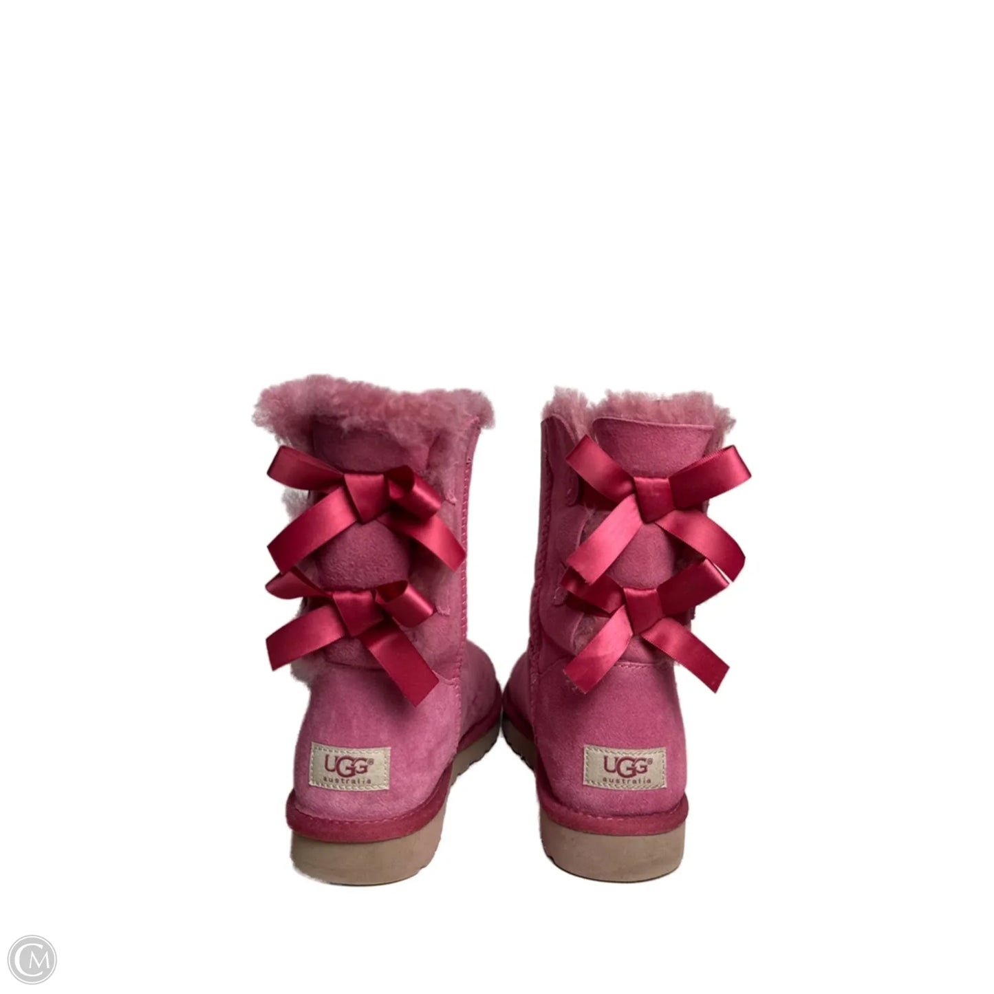 Boots Designer By Ugg In Pink, Size: 8