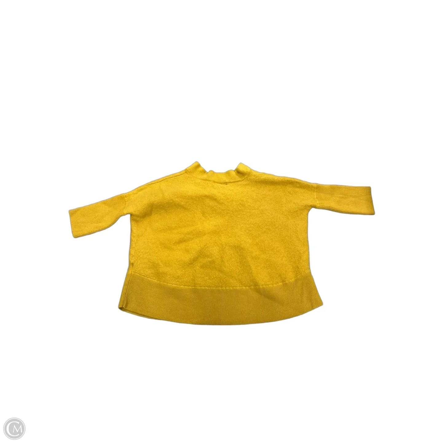 Top Short Sleeve By Anthropologie In Yellow, Size: Xs