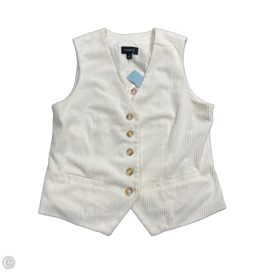 Vest Other By Evereve In Ivory, Size: M