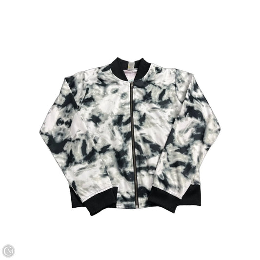 Jacket Other By Clothes Mentor In Grey & White, Size: S