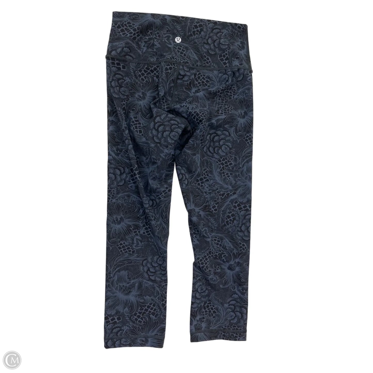Athletic Leggings Capris By Lululemon In Navy, Size: S
