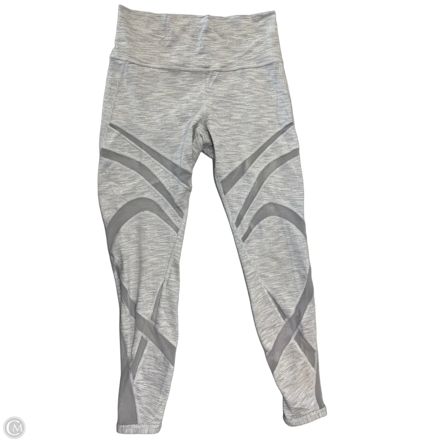Athletic Leggings By Lululemon In Grey, Size: M