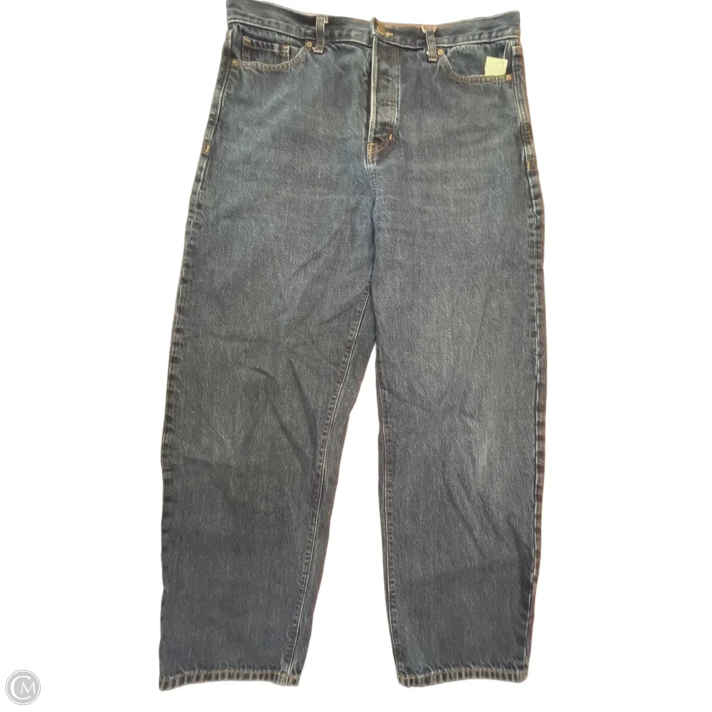 Jeans Boyfriend By Banana Republic In Blue Denim, Size: 16l