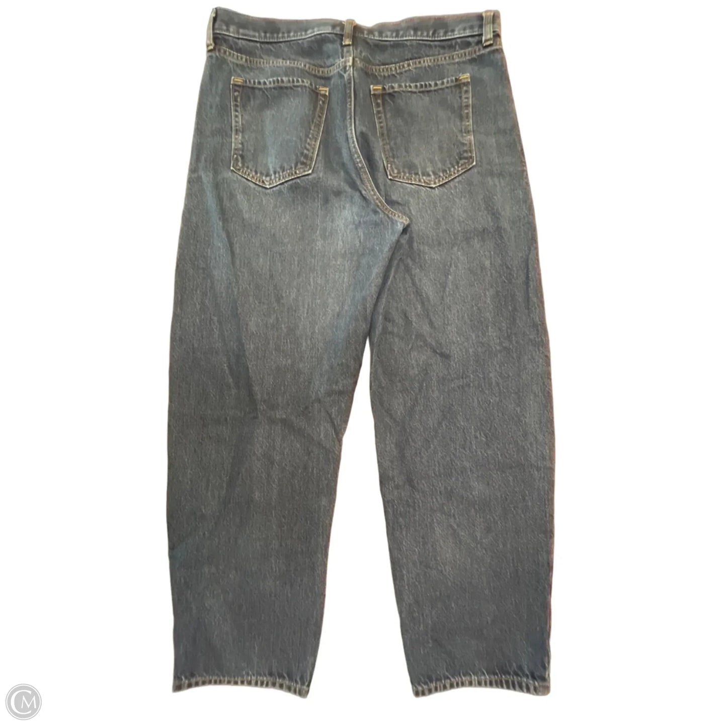 Jeans Boyfriend By Banana Republic In Blue Denim, Size: 16l
