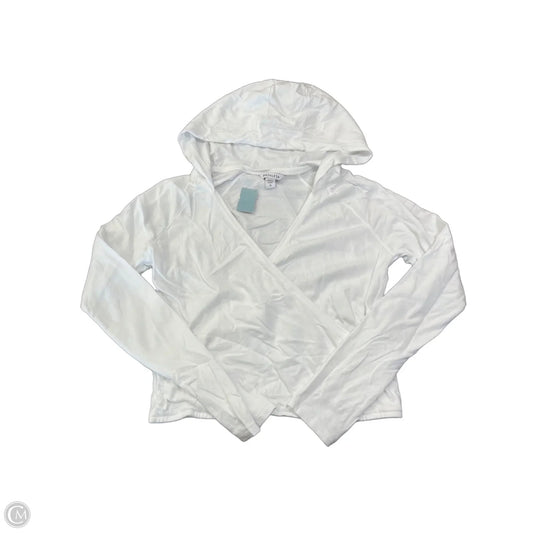 Athletic Sweatshirt Hoodie By Athleta In White, Size: M