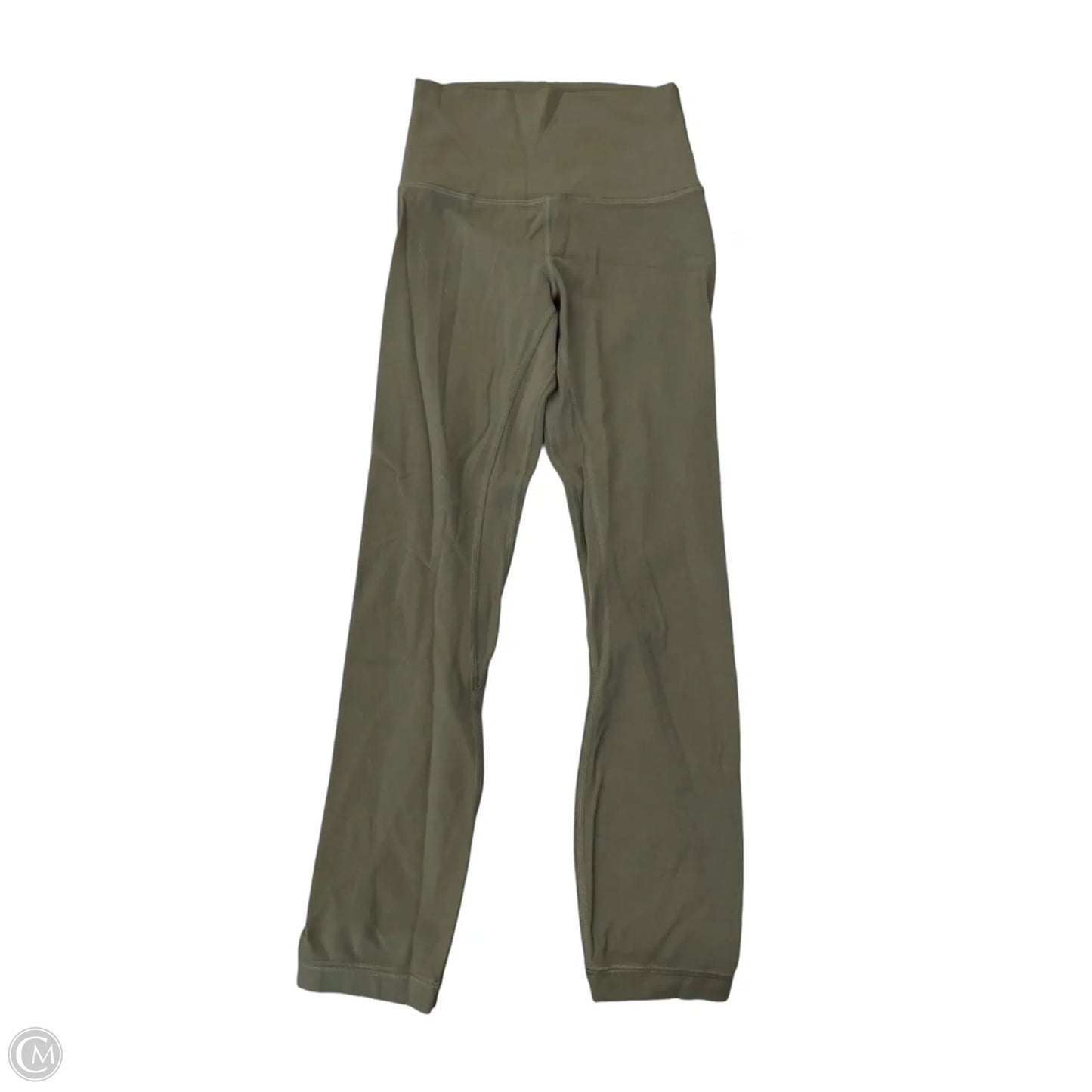 Athletic Leggings By Lululemon In Green, Size: Xs