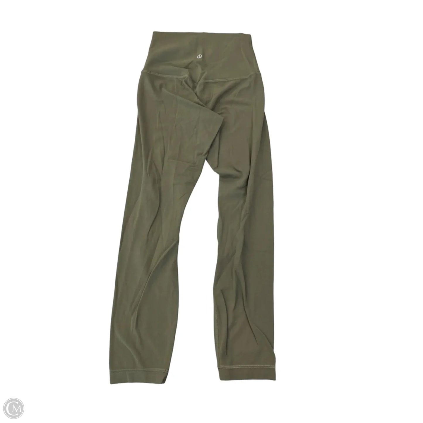 Athletic Leggings By Lululemon In Green, Size: Xs