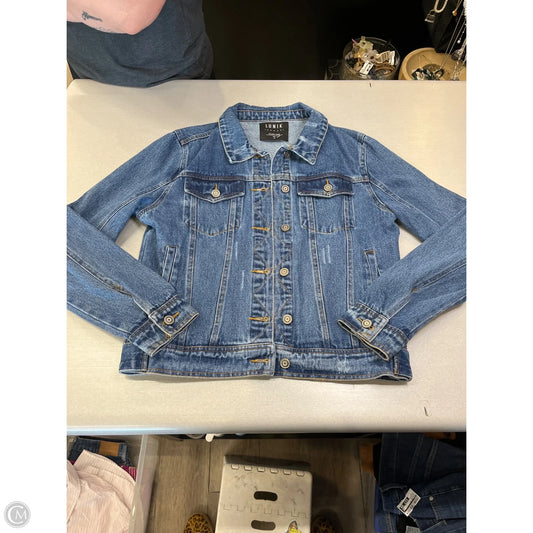Jacket Denim By Clothes Mentor In Blue Denim, Size: M