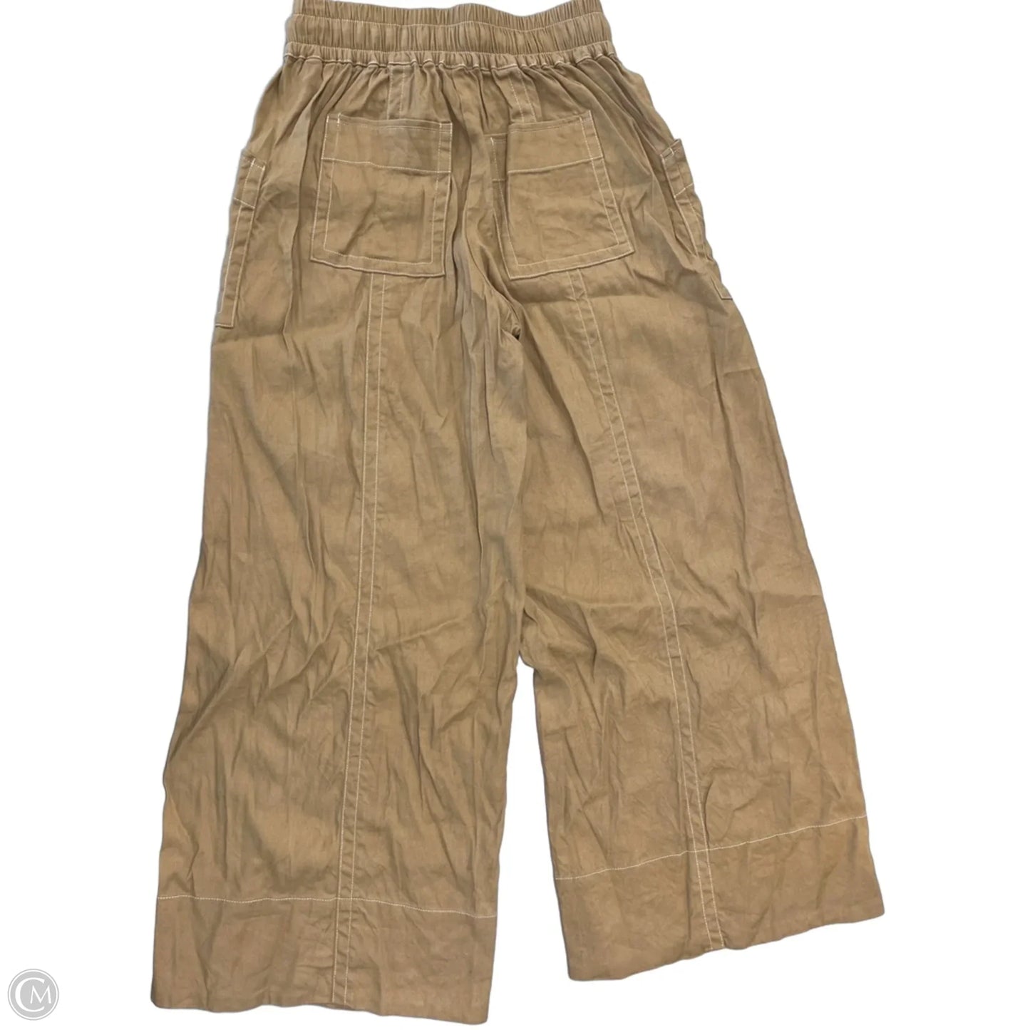 Pants Wide Leg By Maeve In Beige, Size: S