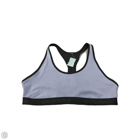 Athletic Bra By New Balance In Blue, Size: 2x