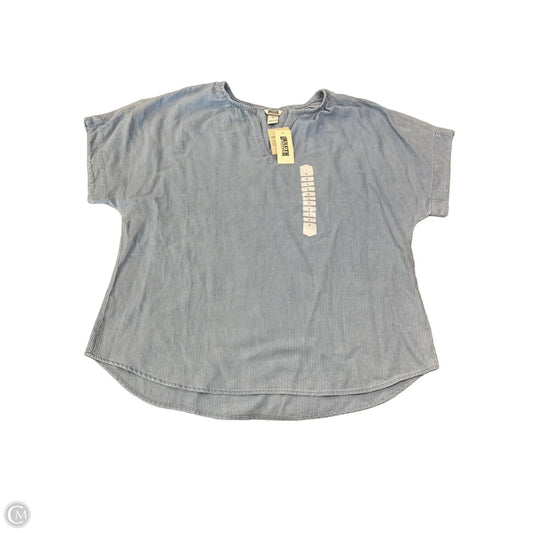 Top Short Sleeve By Duluth Trading In Striped Pattern, Size: Xl