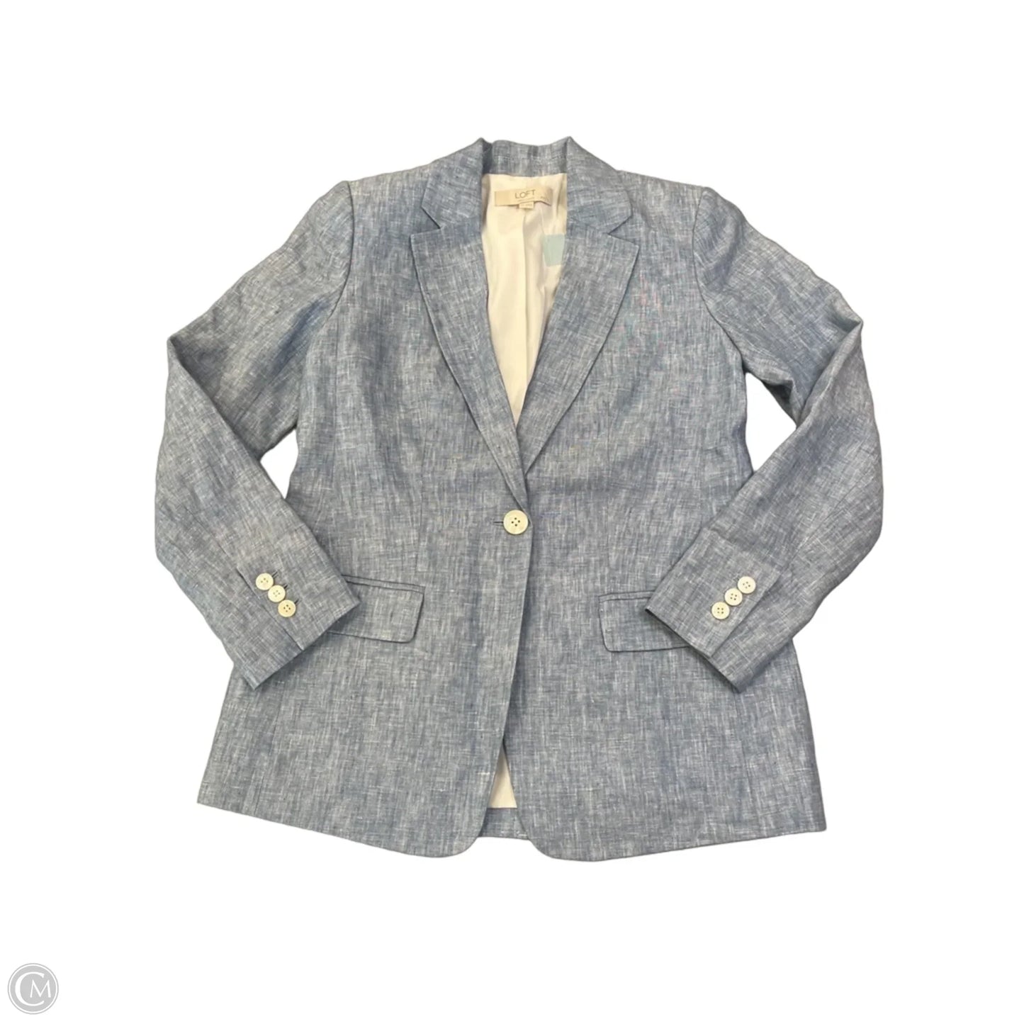Blazer By Loft In Blue, Size: Xsp