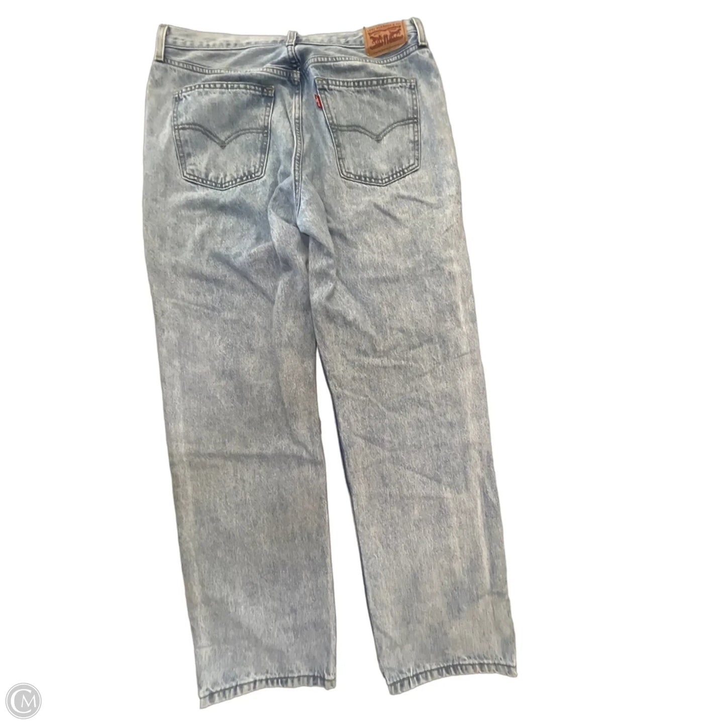 Jeans Straight By Levis In Blue Denim, Size: 10