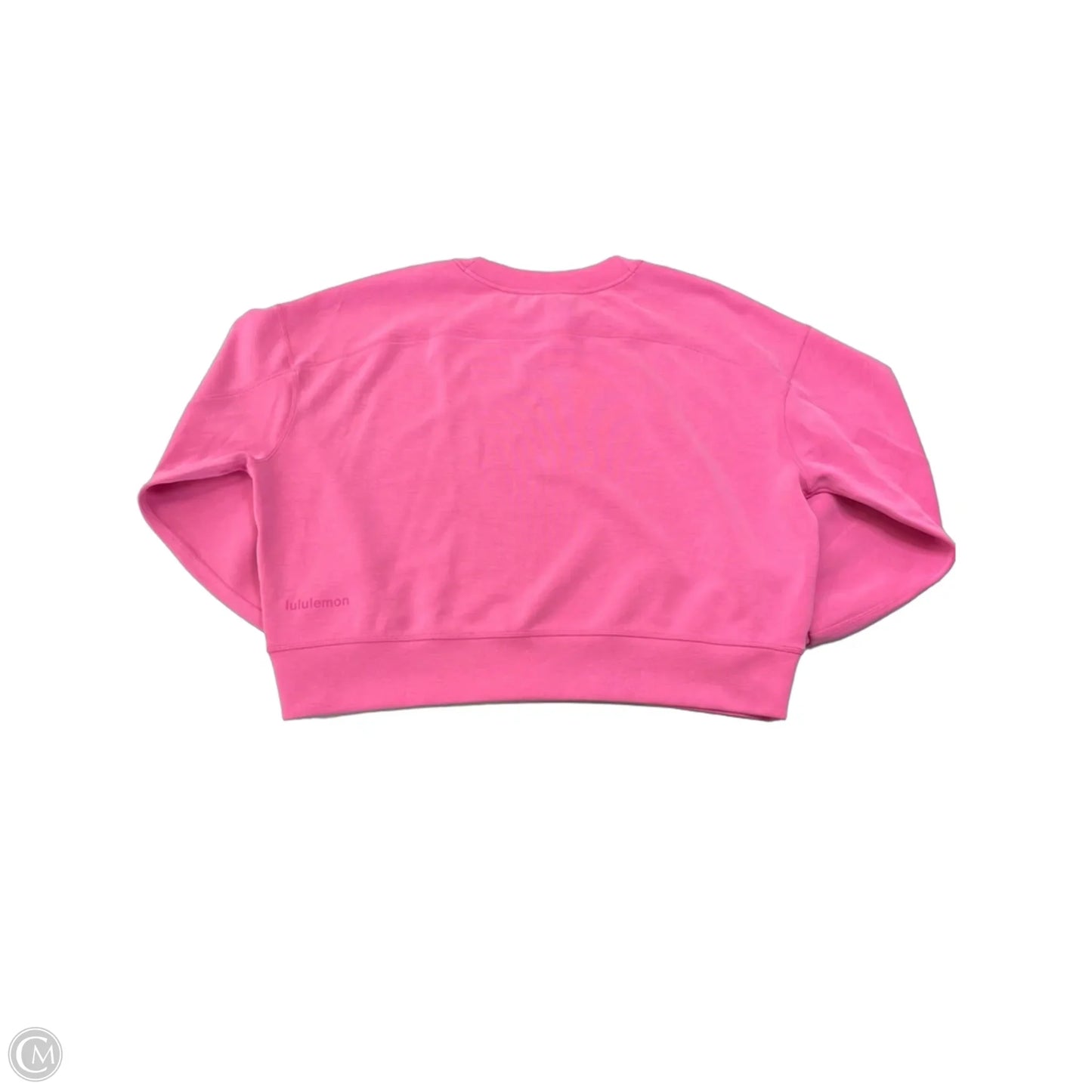 Athletic Sweatshirt Crewneck By Lululemon In Pink, Size: M