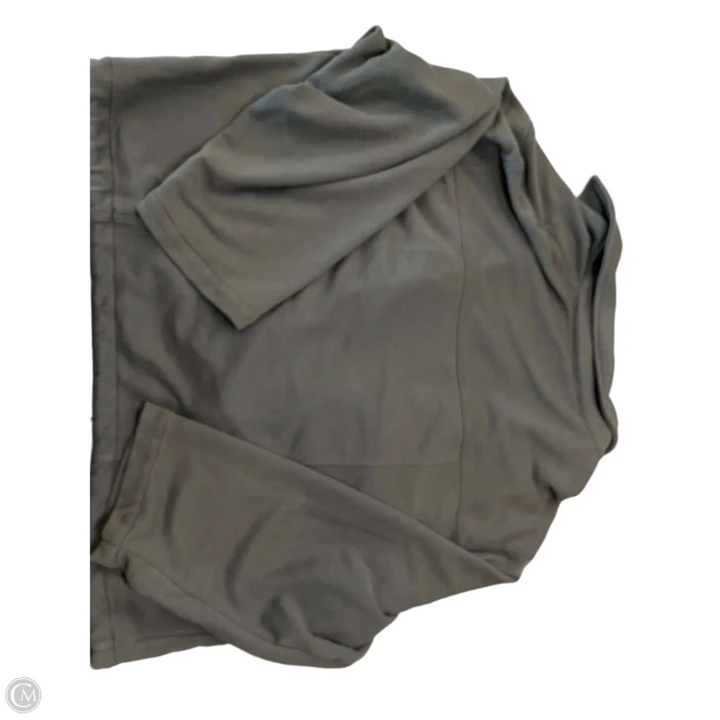 Jacket Shirt By Vigoss In Grey, Size: 2x