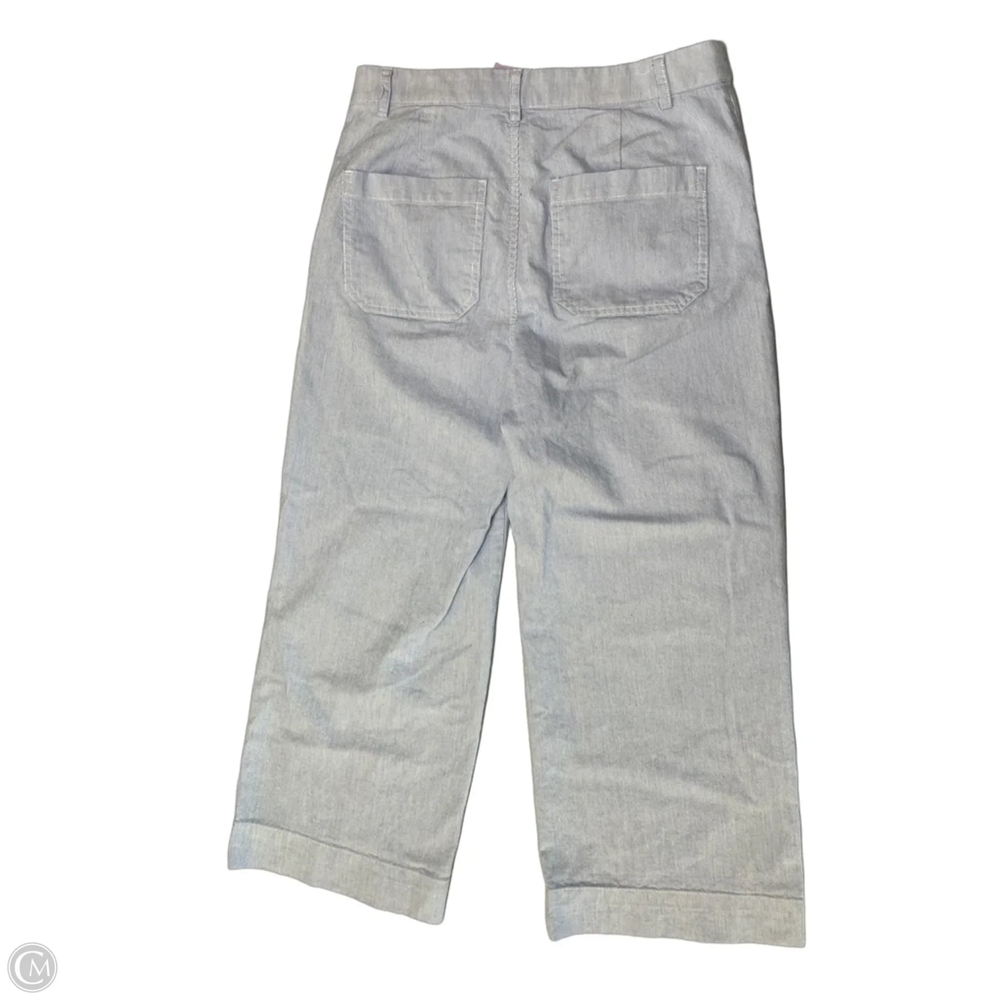 Pants Wide Leg By J. Crew In Striped Pattern, Size: S