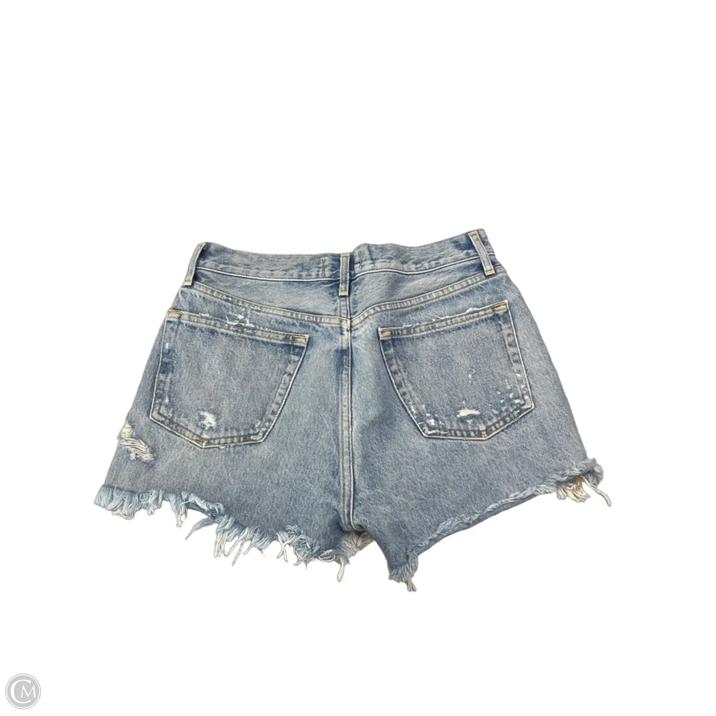 Shorts By Agolde In Blue Denim, Size: Xs