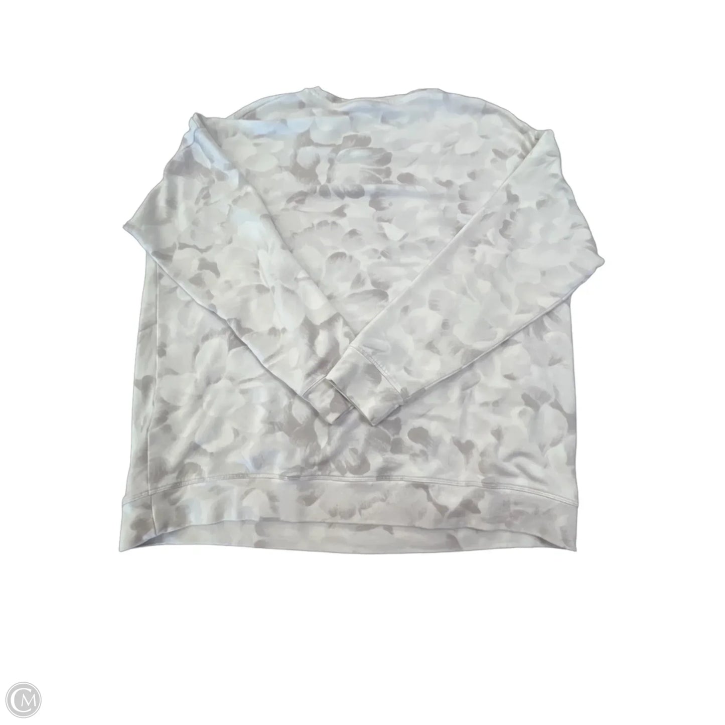 Athletic Sweatshirt Crewneck By Athleta In Grey, Size: L