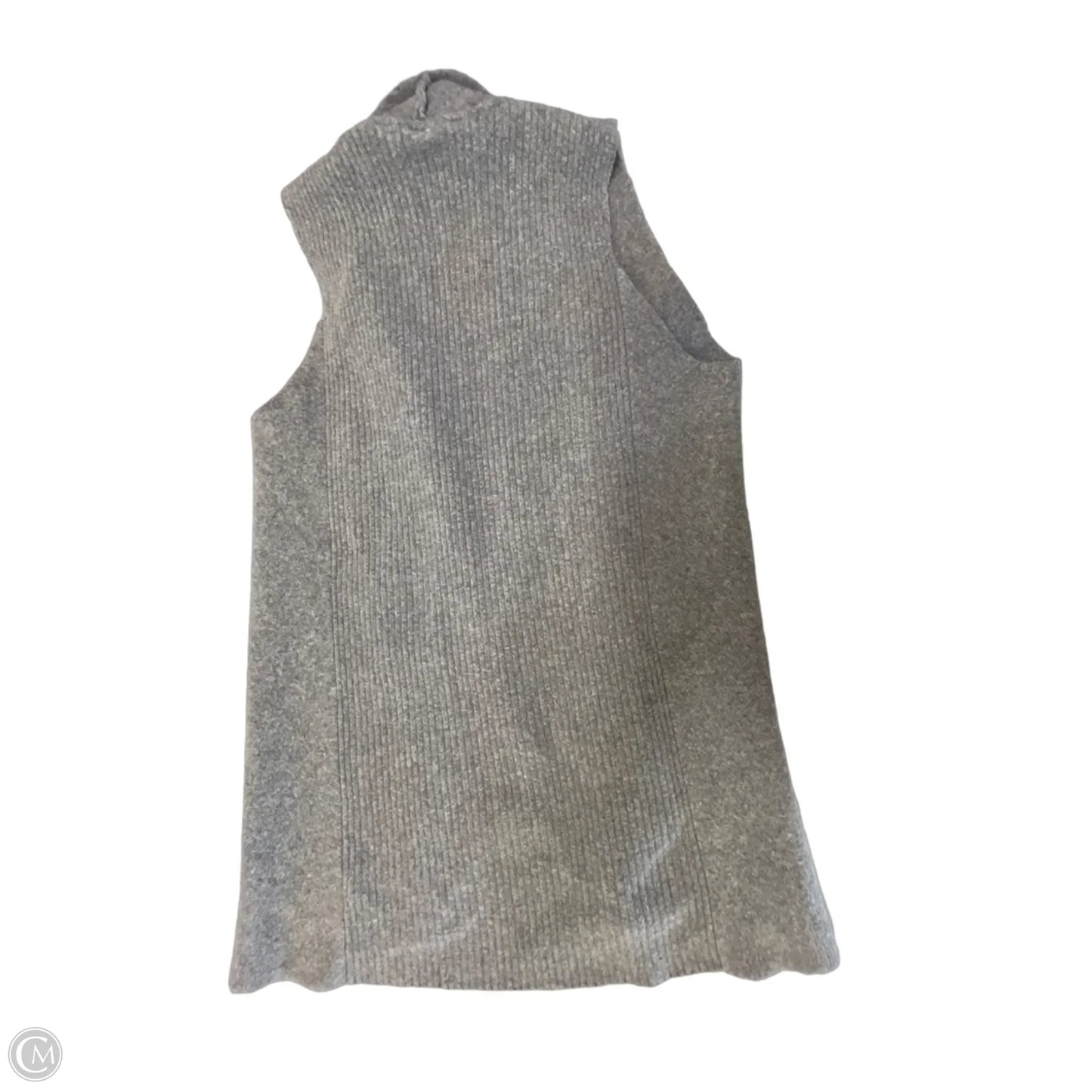 Vest Sweater By Moth In Grey, Size: M