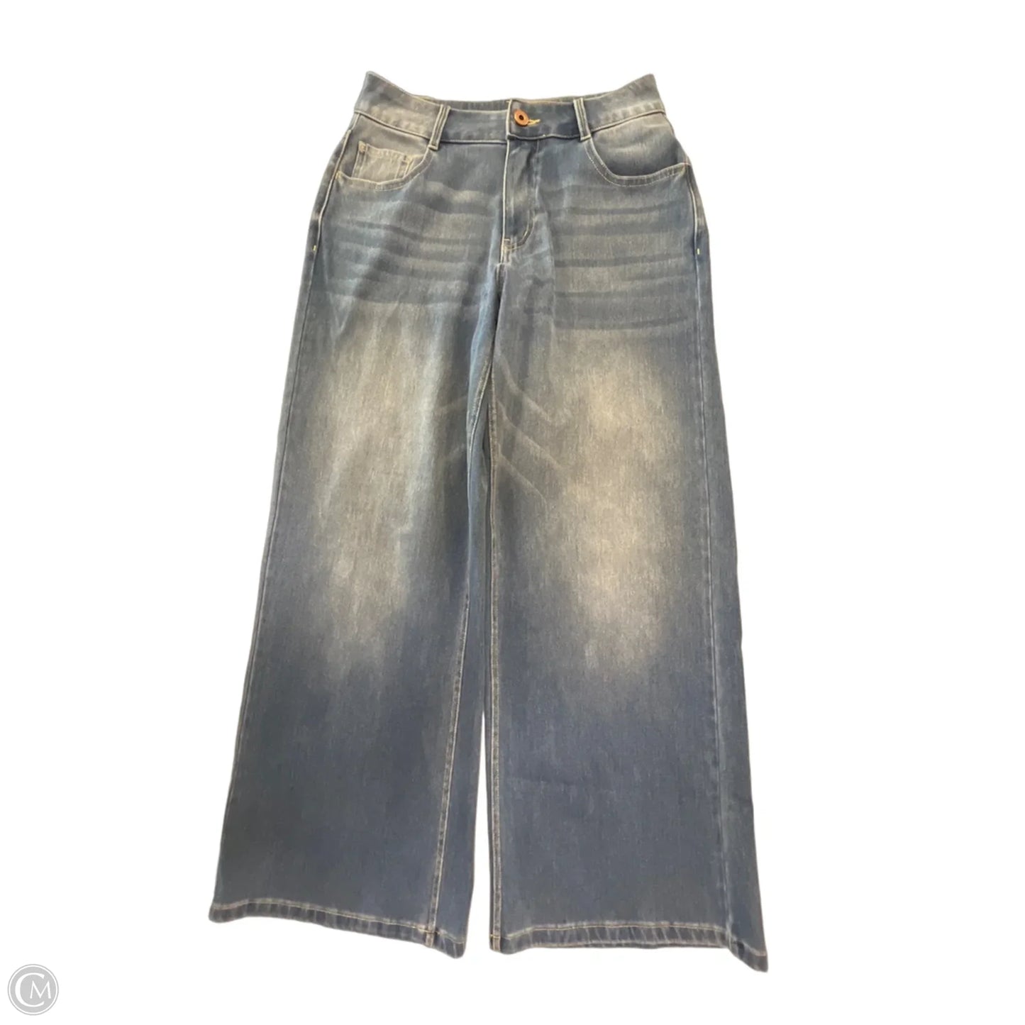 Pants Wide Leg By Halara In Blue Denim, Size: Xs
