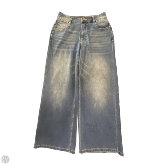 Pants Wide Leg By Halara In Blue Denim, Size: Xs