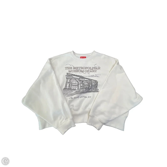 Sweatshirt Crewneck By Pacsun In Cream, Size: L
