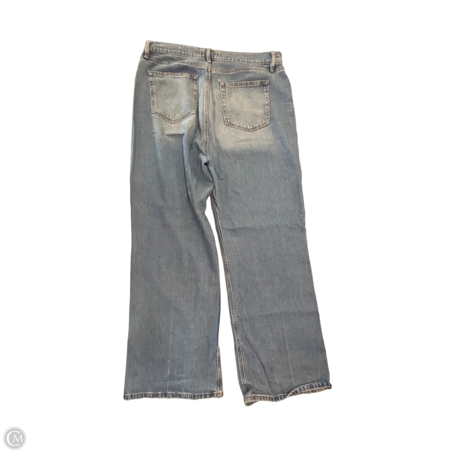 Jeans Wide Leg By Loft In Blue Denim, Size: 12