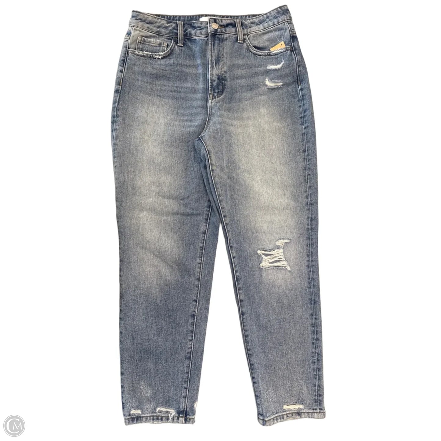 Jeans Straight By Vervet In Blue Denim, Size: 8