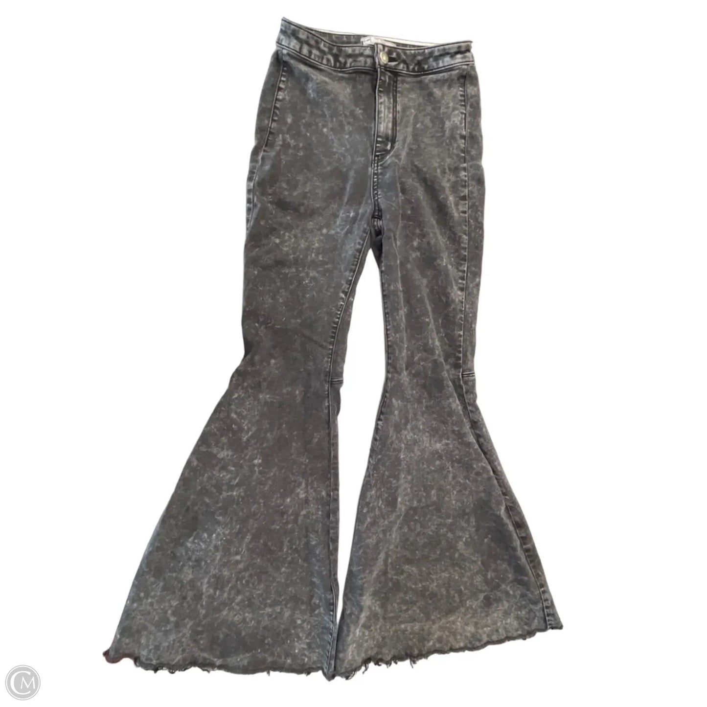 Jeans Flared By Free People In Black, Size: 4