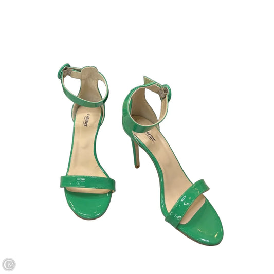 Sandals Heels Stiletto By L Agence In Green, Size: 9