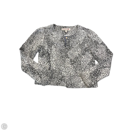 Cardigan By Dolan Left Coast In Black & White, Size: S