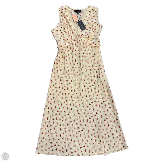 Dress Casual Midi By Clothes Mentor In Floral Print, Size: M