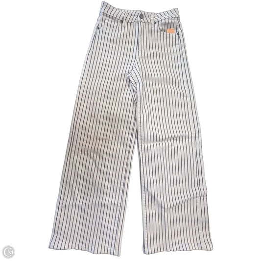 Jeans Wide Leg By Hidden In Striped Pattern, Size: 0