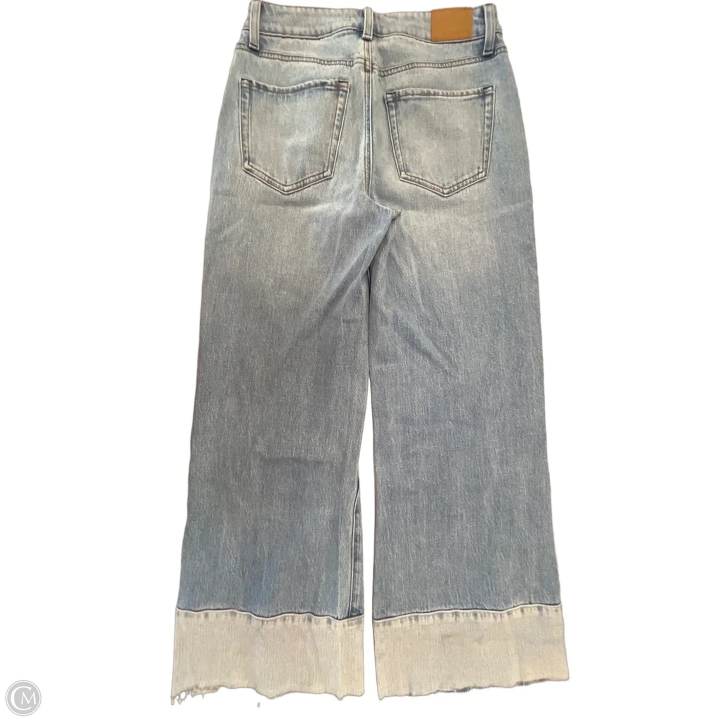 Jeans Wide Leg By Evereve In Blue Denim, Size: 4