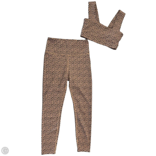 Athletic Pants 2pc By Clothes Mentor In Animal Print, Size: S