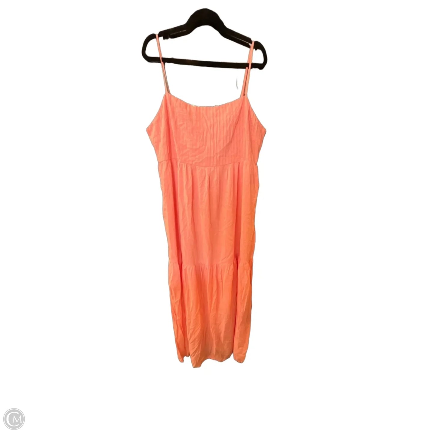 Dress Casual Maxi By American Eagle In Peach, Size: Xxl