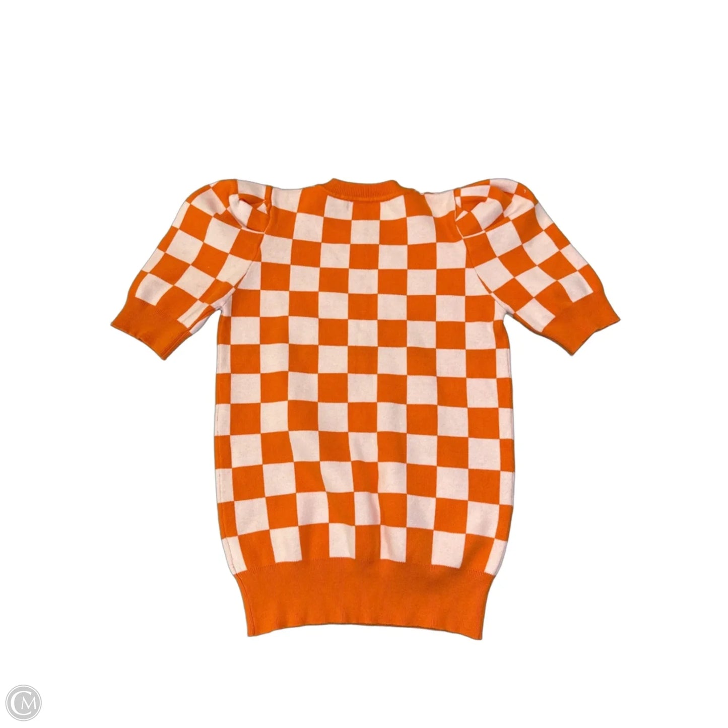 Sweater Short Sleeve By Vine & Love In Orange, Size: S