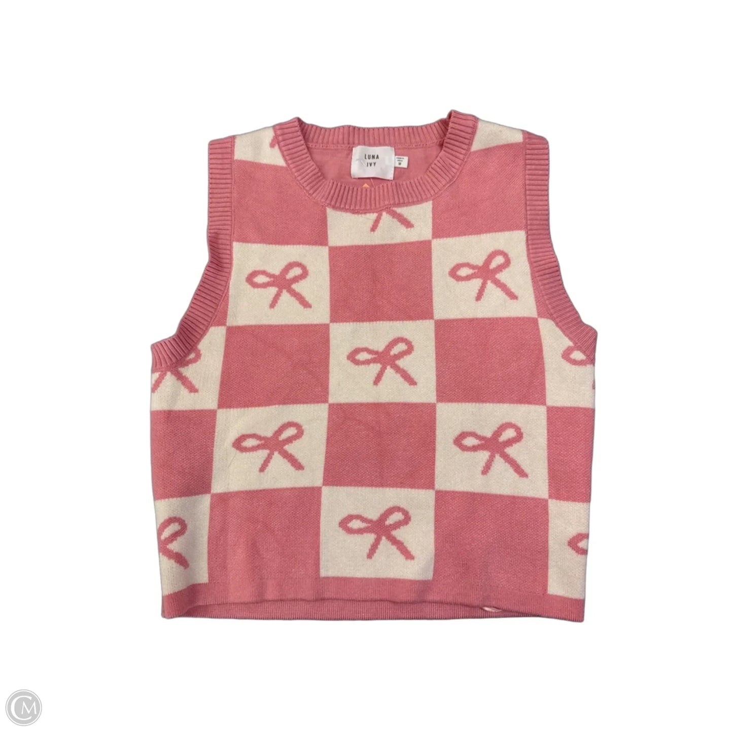 Top Sleeveless By Clothes Mentor In Pink, Size: M