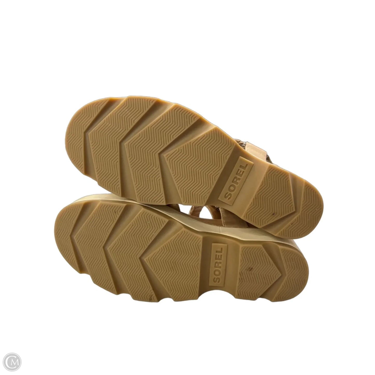 Sandals Heels Wedge By Sorel In Brown, Size: 6.5