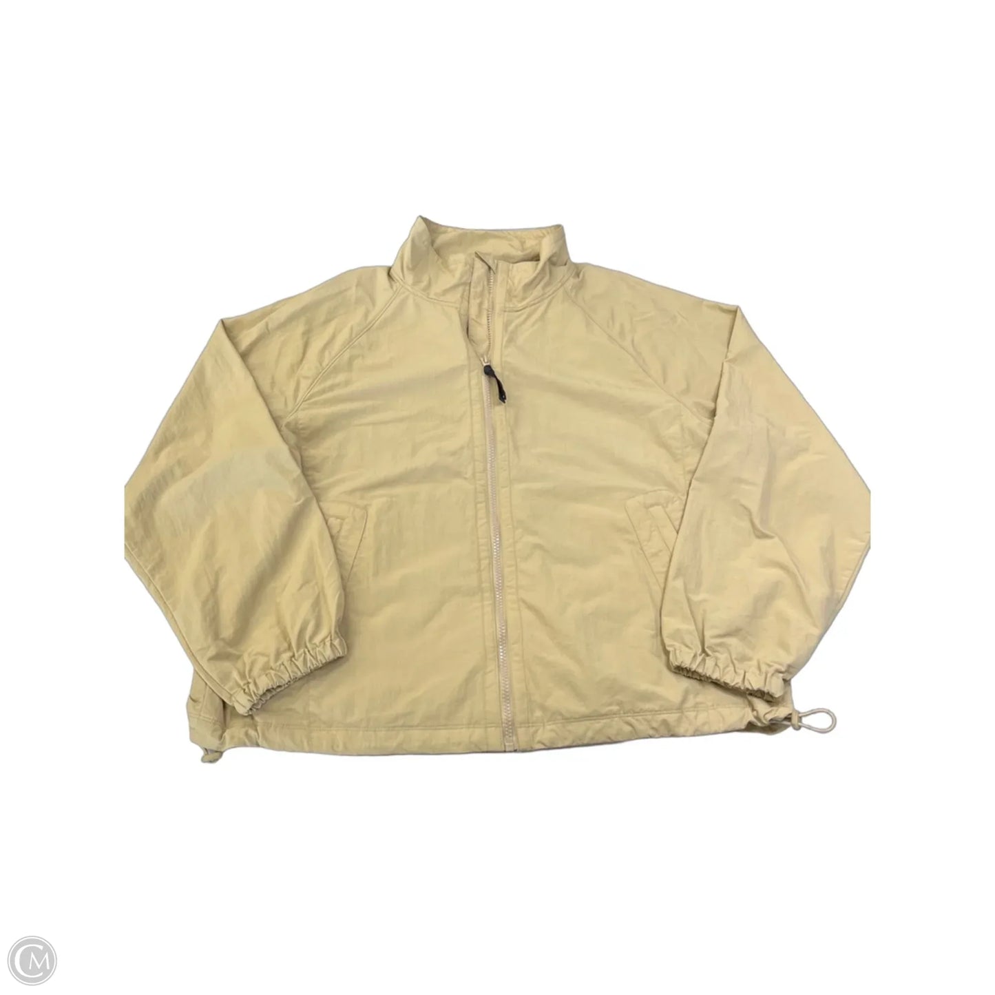 Jacket Windbreaker By Lou And Grey In Tan, Size: L