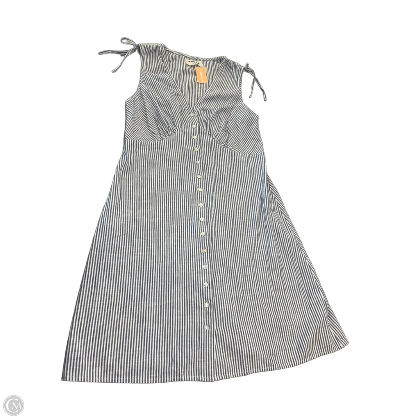 Dress Casual Midi By Clothes Mentor In Striped Pattern, Size: M