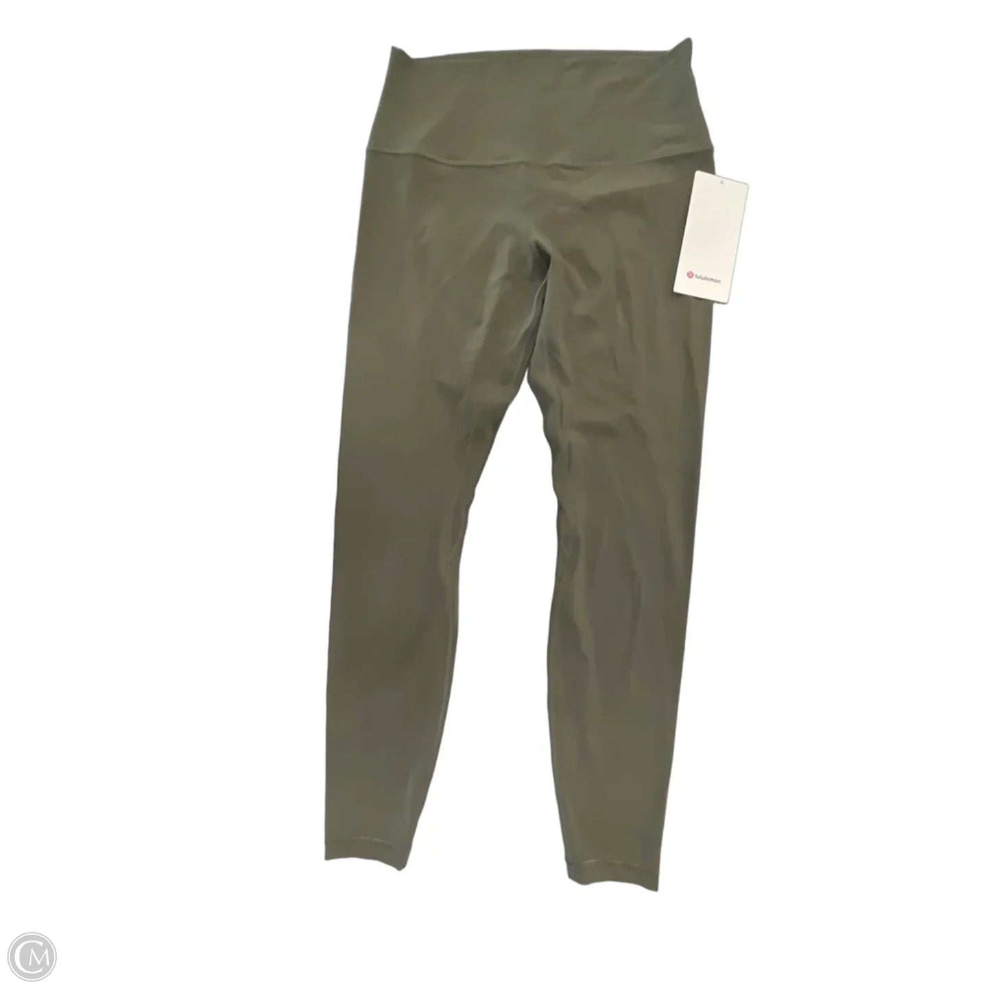 Athletic Leggings By Lululemon In Green, Size: M